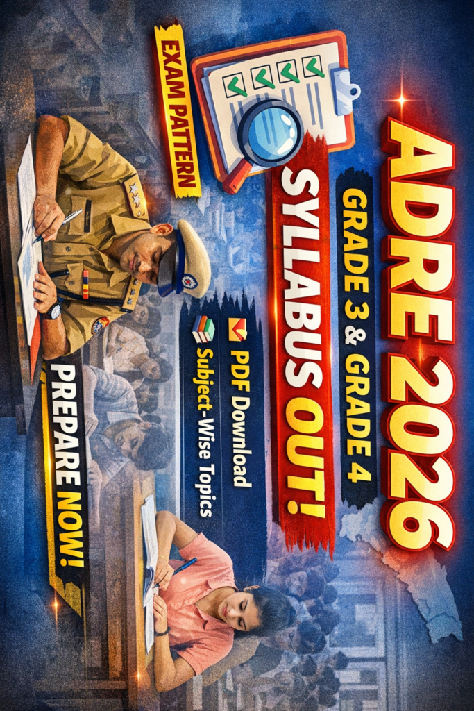 ADRE 2026 Syllabus PDF Download