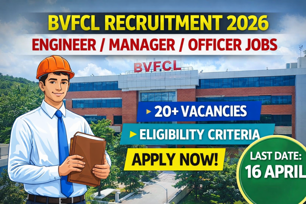 BVFCL recruitment drive 2026 poster