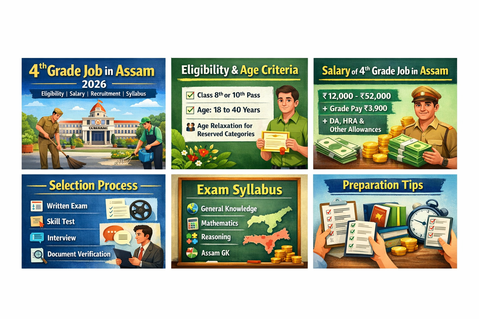 4th Grade Job in Assam
