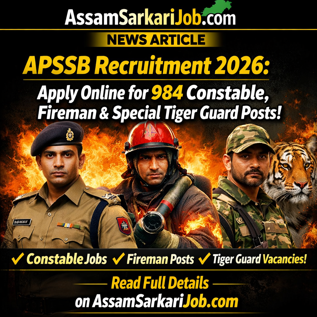 APSSB Recruitment 2026